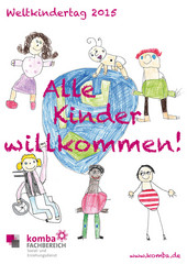 Plakat zum Weltkindertag 2015 (Design: © komba gewerkschaft)